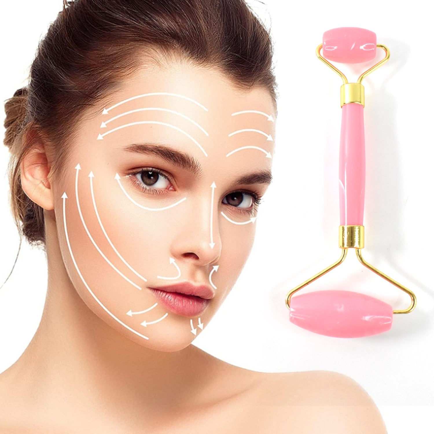 Double Ended Smooth Facial Massage Rollers (1 Pc / Mix Color) Double Ended Smooth Facial Massage Rollers (1 Pc / Mix Color)